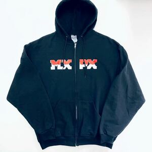 デッド!! 希少!! MXPX エムエックスピーエックス ジップパーカー ブラック size XL パンク ロックメロコア ビンテージ 90s 00s 正規品