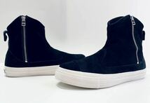 美品!! CONVERSE SUEDE ALL STAR WESTERN BOOTS Z HI コンバース オールスター ウエスタンブーツ スエード ブラック 黒 us 8.5 / 27 ㎝_画像4