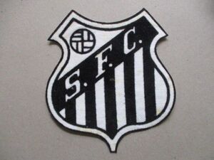 70s サントスFC サッカー ワッペン/カズSantos Futebol ClubeブラジルSOCCERパッチFOOTBALLネイマール蹴球ペレCBFアップリケpatches V181