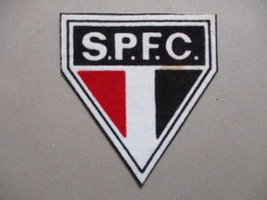 70s サンパウロFC サッカー ワッペン/So Paulo Futebol ClubeブラジルSOCCERパッチFOOTBALL蹴球CBFアップリケpatches V181