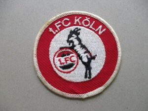 70s 1.FCケルン1.FC KOLNサッカー刺繍ワッペン/エンブレム紋章ドイツ奥寺康彦BundesligaブンデスリーガSOCCERパッチpatches V182