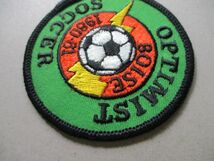 80s OPTIMIST SOCCER Boise Idaho1980-1981サッカー刺繍ワッペン/AアメリカVintageビンテージUSAパッチFOOTBALLアップリケpatches V183_画像3