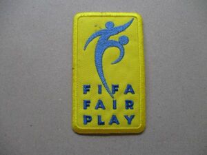 サッカー『FIFA FAIR PLAY』フェアプレー審判ワッペン/JFAレフェリー装備バッジFIFAパッチ旧SOCCERアップリケ V185