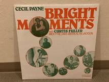 ■Curtis Fullerのサイン入り！◆Cecil Payne with Curtis Fuller／BRIGHT MOMENTS　◆英盤LP　◆セシル・ペイン　カーティス・フラー_画像1