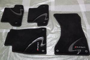 ( unused goods ) Audi original OP A5 S5 RS5 premium sport floor mat set Audi sport left steering wheel for driver`s seat passenger's seat immediate payment 