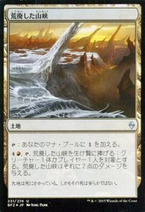 マジック・ザ・ギャザリング 荒廃した山峡 FOIL / 戦乱のゼンディンガー 日本語版 シングルカード