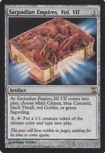 MTG サーペイディア諸帝国史、第七巻 レア マジック:ザ・ギャザリング 時のらせん TSP-EN263 同梱可 ※英語版