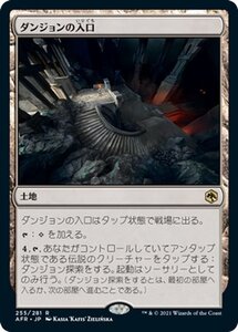 MTG ダンジョンの入口 レア マジック:ザ・ギャザリング フォーゴトン・レルム探訪 AFR-255 ギャザ 日本語版 土地 土地