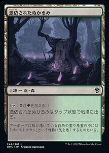 MTG マジック：ザ・ギャザリング 憑依されたぬかるみ コモン 団結のドミナリア DMU-248 日本語版 土地