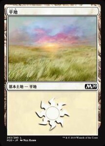 MTG マジック：ザ・ギャザリング 平地 基本土地 基本セット2020 M20-263 日本語版 基本土地 土地