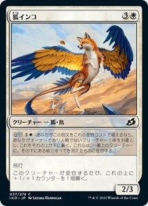 MTG マジック：ザ・ギャザリング 狐インコ コモン イコリア：巨獣の棲処 IKO-037 日本語版 クリーチャー 白