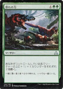 MTG マジック：ザ・ギャザリング 群れの力 Foil イクサランの相克 RIX-F145