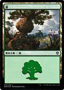 MTG マジック：ザ・ギャザリング 森 フォイル/セットブースター開封 団結のドミナリア DMU-275 日本語版 土地