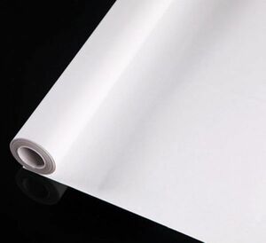 送料無料 壁紙シール 無地 白 ウォールステッカー インテリア 防水シール 簡単貼り付け 45cm×10m