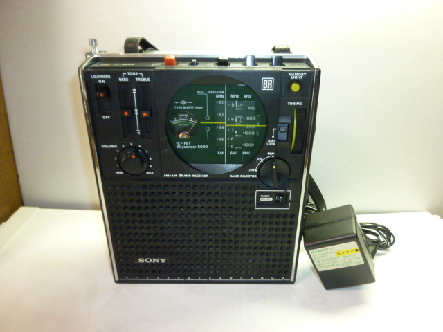 沸騰ブラドン SONY スカイセンサー ICF-5600 ジャンク品 ラジオ - www 