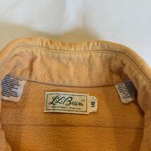 ~70s L.L.Bean CHAMOIS SHIRT OUTDOOR ヴィンテージ ビンテージ エルエルビーン シャモアシャツ 筆記体タグ アウトドア 60s アメトラ_画像4