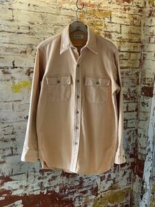 ~70s L.L.Bean CHAMOIS SHIRT OUTDOOR ヴィンテージ ビンテージ エルエルビーン シャモアシャツ 筆記体タグ アウトドア 60s 送料無料