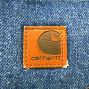 サイズ W32 L32 USA製 カーハート Carhartt ストレート デニム パンツ ジーンズ 古着 2S2696の画像3