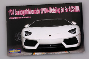  хобби дизайн HD02-0213 1/24 Lamborghini Aventador LP700-4ti зеленовато-голубой выше комплект 