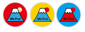 富士山のステッカーになります。サイズは80ｍｍ丸！3枚