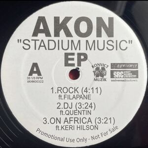 プロモ盤 AKON STADIUM MUSIC -EP- 7曲収録 12inch盤 その他にもプロモーション盤 レア盤 人気レコード 多数出品。