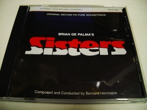 CD Brian te Pal ma work Sisters( demon. si Star ) soundtrack /Bernard Herrmann