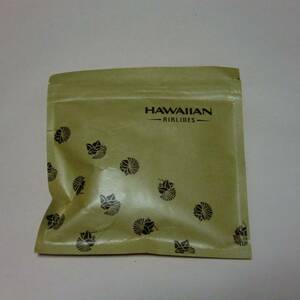 [AIKU-YA] America Hawaii Hawaiian aviation amenity kana ru type earphone + ear plug + eye mask 