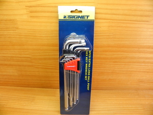 sig net L type hex hex key set 9 pcs set *SIGNET35239 twist Hex lick . digit screw correspondence 