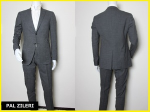 [ бесплатная доставка ] новый товар Pal жилет li(PAL ZILERI) шерсть 2. кнопка стрейч костюм ( серый ) размер 48 ограниченный выпуск 180 надеты 