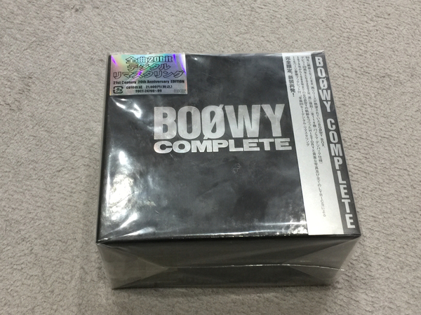 BOOWY COMPLETE BOX CD10枚BOX HDCD デジタルリマスター版 2002