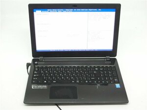 中古ノートパソコン　Notebook　　第4世代I7　2.3GHZ　4GB　BIOSまで表示　OSインストールできません　詳細不明　ジャンク品