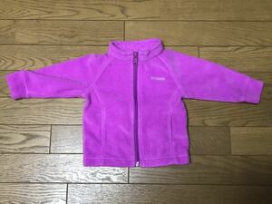 Columbia Baby Full Zip Fleece Jacket size-6-12m(着丈32身幅30) 中古(美品) 送料無料 NCNR