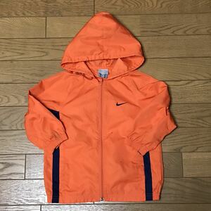 NIKE KID’S FULL ZIP NYLON JACKET size-100 中古 送料無料 NCNR