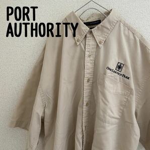 ●607【美品】US ヴィンテージ 古着 Port Authority シャツ 半袖