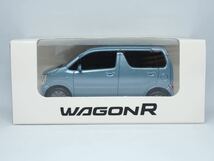 【未使用】SUZUKI ワゴンR カラーサンプル フィズブルーパールメタリック (スズキ WAGON R プルバックカー ブルー)_画像1