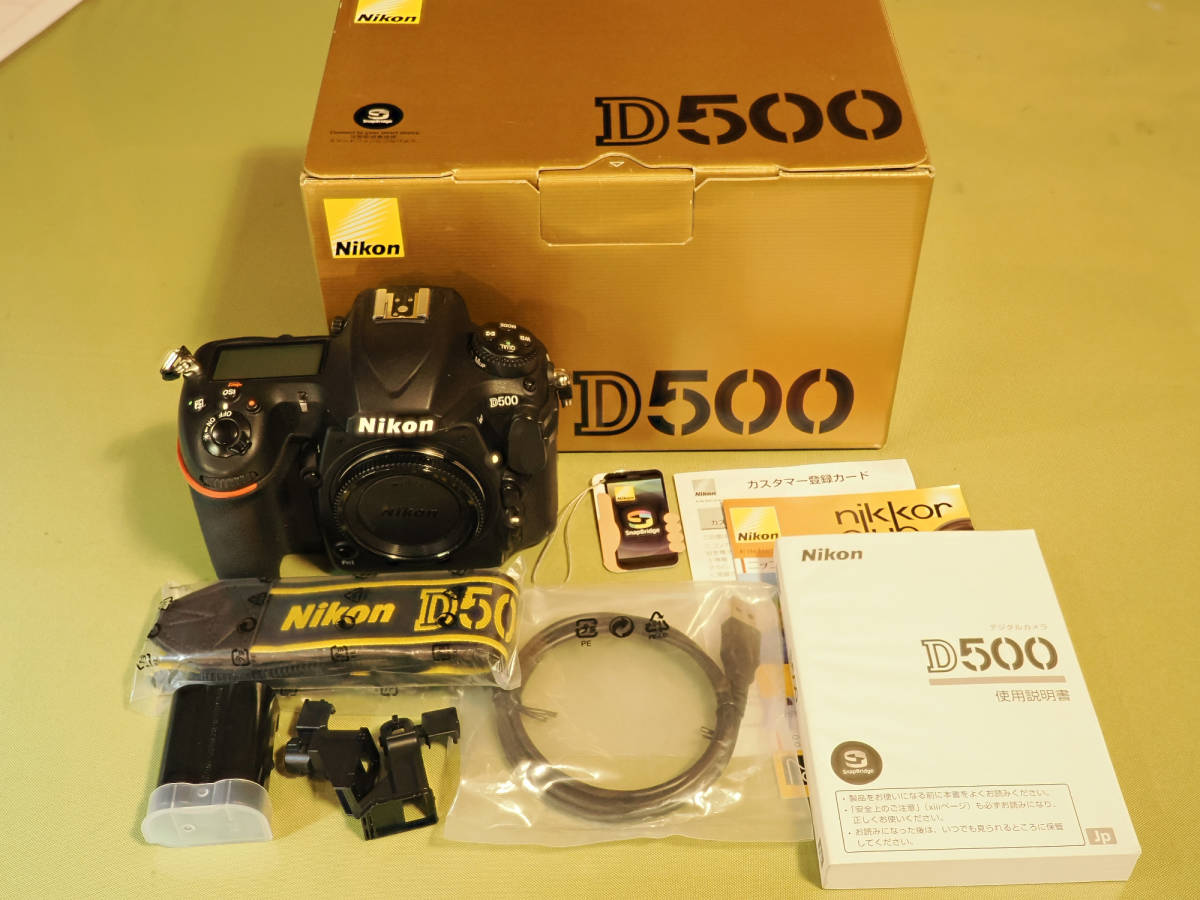 ヤフオク! -nikon d500 ボディの中古品・新品・未使用品一覧 配信元 デジタル一眼レフ D500 Nikon 〓Wi-Fi機能搭載〓ニコン デジタルカメラ