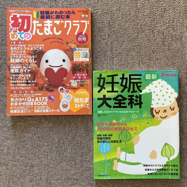 【まとめ売り】妊娠大全科 妊娠した日からママになる日までのすべて Pre-mo 産科医監修 ベネッセムック たまごグラブ たまひよ 出産準備