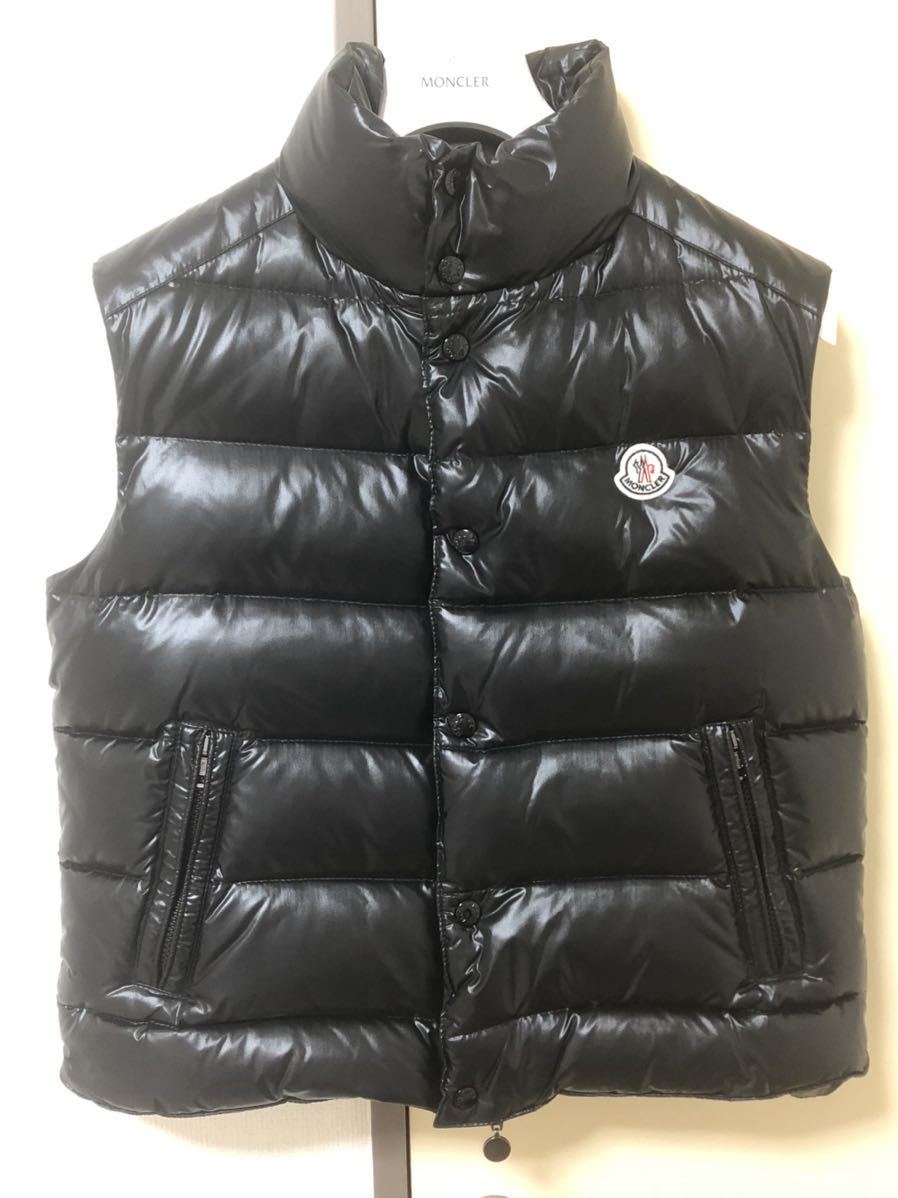 美品 MONCLER TIB モンクレール チブ ブラック 1 ジレ ダウンベスト ダウン 国内正規品 モンクレールジャパン 黒
