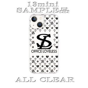 ☆サンプル品・１点もの！Ls (Loveless) LS PATTERN iPhone13 ソフトケース (13mini) COLOR：ALL CLEAR ≪即決商品≫☆