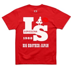 ☆ Ls (Loveless) LS GIRL T-SH (スーパーヘビーウェイト/7.4オンス).COLOR：RED.SIZE：XS～3XL ≪即決商品≫ ☆