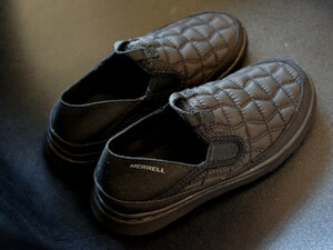 ★ 22.0cm ★ キッズモデル MERRELL メレル HUT MOC 2.0 ハットモック MK265926 黒 スリッポン 軽量 アウトドア モック 即決 新品 正規品