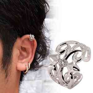  earcuff one-side ear for men's diamond iya cuff Cross non hole earrings good-looking .....