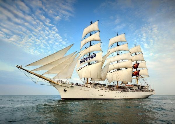 帆船 クリッパー セーリング･シップ ヨット 航海 海 絵画風 壁紙ポスター 特大 A1版 830×585mm はがせるシール式 007A1, アンティーク, コレクション, 乗り物, 船