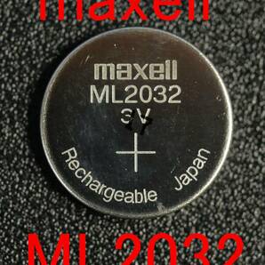 ★即決【送料63円】1個797円 ML2032 3V Maxell （マクセル）リチウム二次充電池 ★の画像1