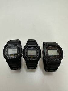 CASIO G-SHOCK DW5600 カシオ Gショック レストア品 901 DW5600 スピードモデル 希少な豆球モデル DW5000 DW5200 3個まとめ 電池切れ 1円の商品画像