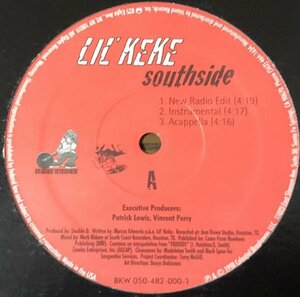 Lil' Keke - Southside US盤 90's Texas South Gangsta Rap Hip Hop