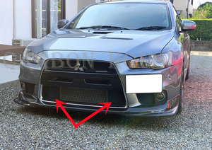 ★ Mitsubishi управлял Evo x 10 Carbon Fiber Side-Plate 2008-2012 ☆.