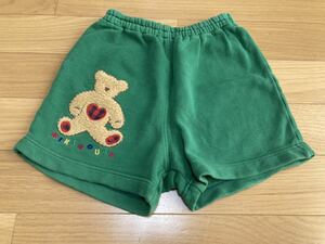  Miki House short pants 80 centimeter bottoms Kids baby clothes short bread .. san retro 