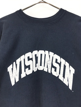 古着 90s Champion Reverse Weave 「WISCONSIN」 リバース スウェット XXL 古着_画像2