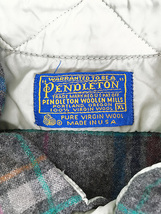古着 80s USA製 Pendleton カラフル チェック ウール シャツ XL_画像5